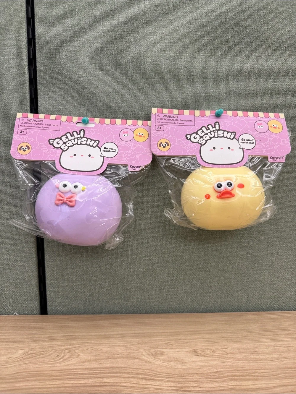Viral Squishy Keycraft Gelli Squishi Squishy Toy Bundle (2) – CVS New with Tags